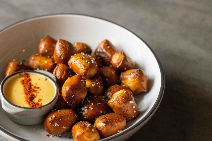 Pretzel Bites with Beer Cheese