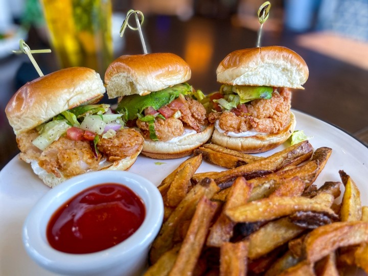 Buffalo Truffle Chicken Sliders