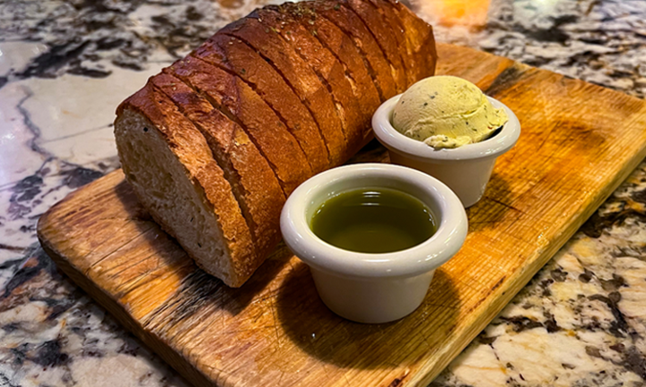 Side Macrina Bread Board W/Garlic Butter