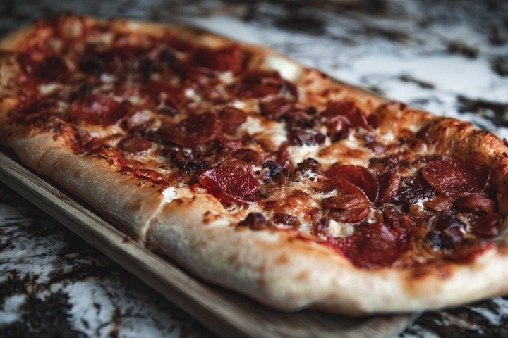 Pepperoni, Bacon & Chorizo Flatbread