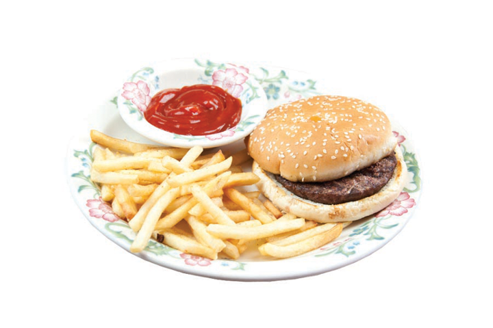 Kids Hamburger W/ Fries