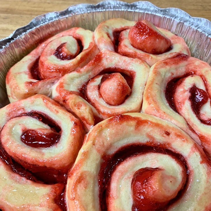 Strawberries & Cream Rolls