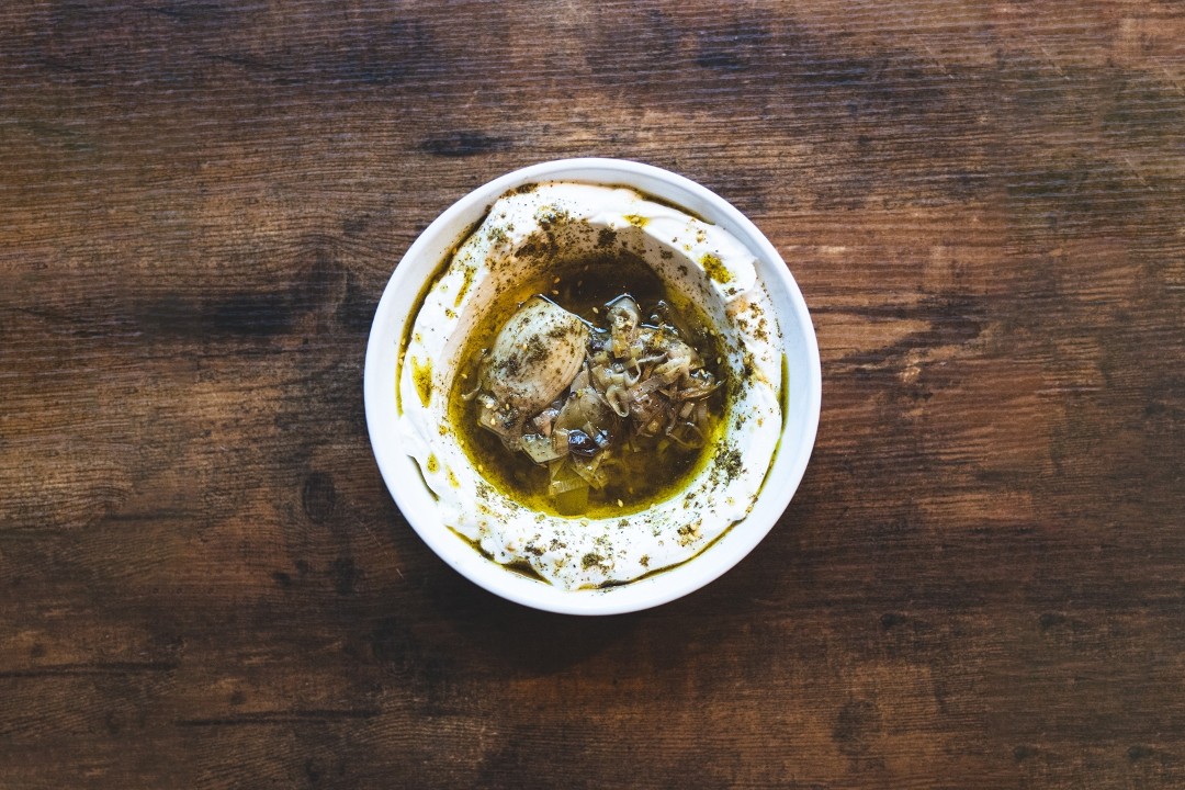 Labneh with Chickpeas