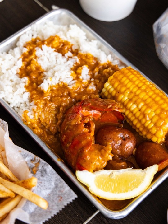 Cajun Lobster with Rice