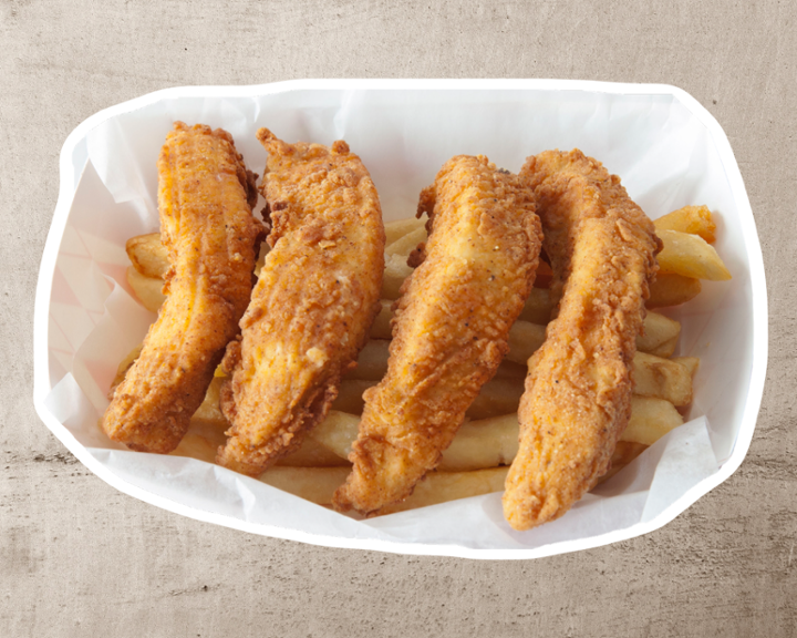 Kid Chicken Strip Basket*