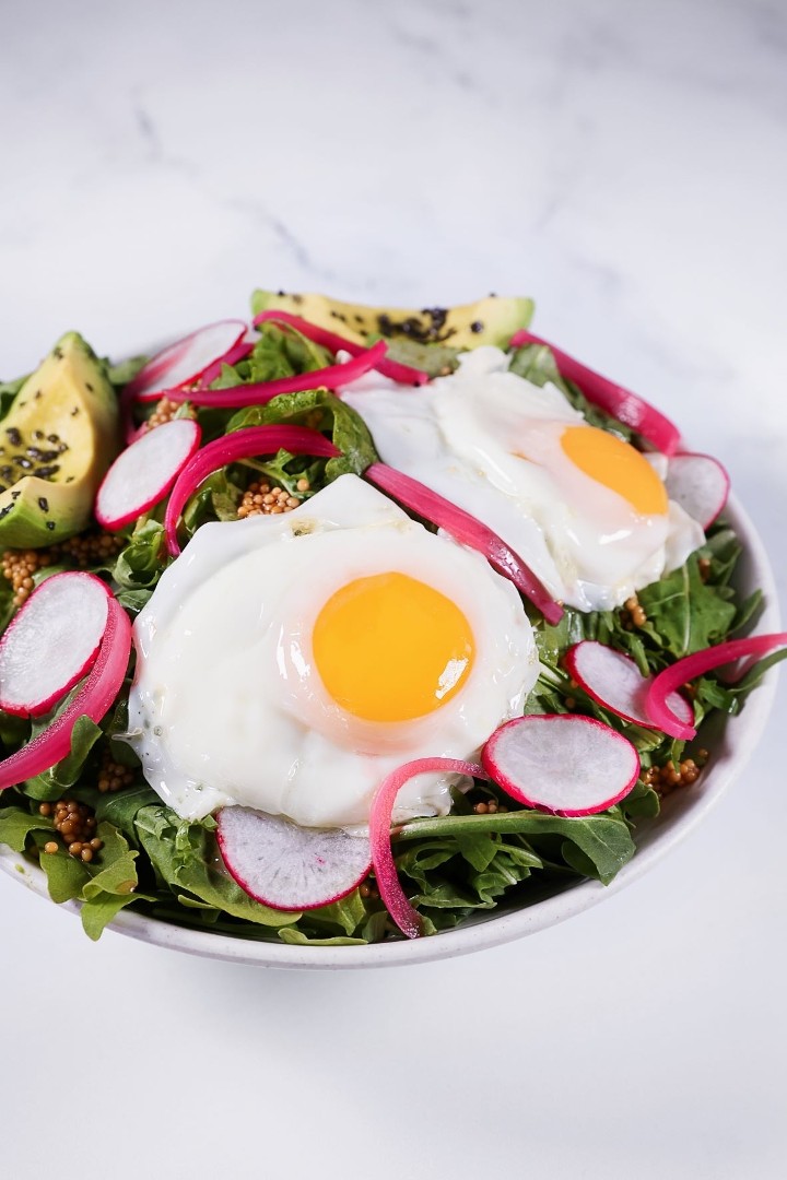 Avo + Egg Breakfast Salad Bowl