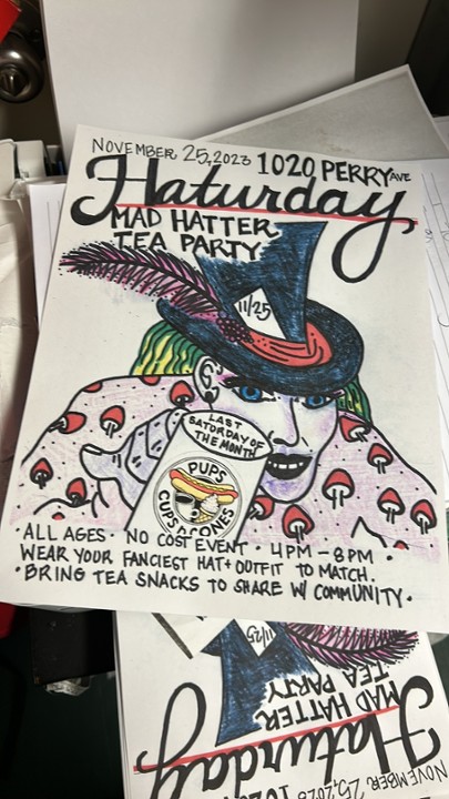 November 25, 2023 Haturday- Mad Hatter Tea Party