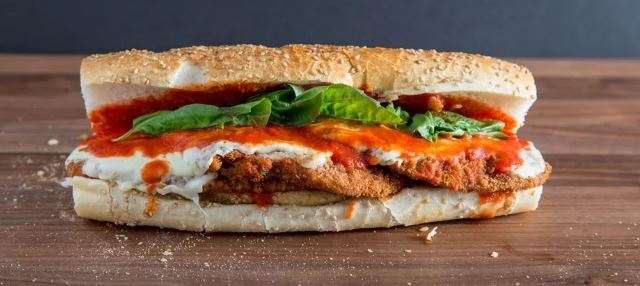 Veal Parm sub