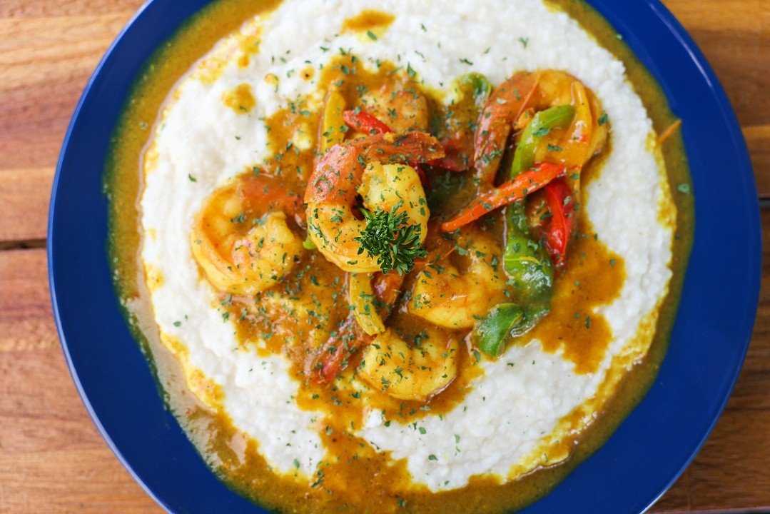 Curry Shrimp and Grits