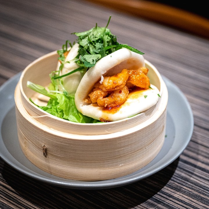 Crispy Shrimp Steamed Buns