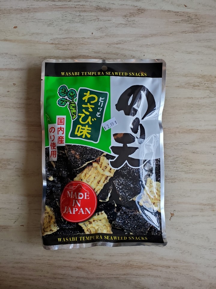 A33 Wasabi Tempura Seaweed Snack
