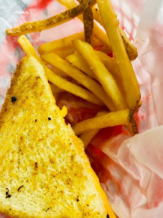 Kids Grilled Cheese and Fries