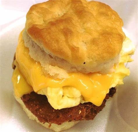 SALMON EGG CHEESE BISCUIT