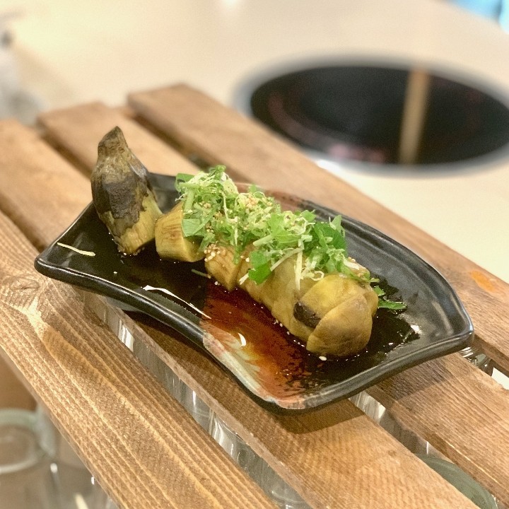 Japanese Style Steamed Eggplant