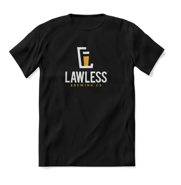 Lawless Logo Black T-shirt (XL)