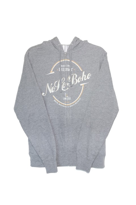 NoHo Boho Zip Up Hoodie (2XL)