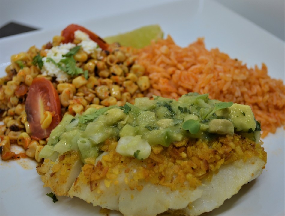 Plantain Crusted Cod