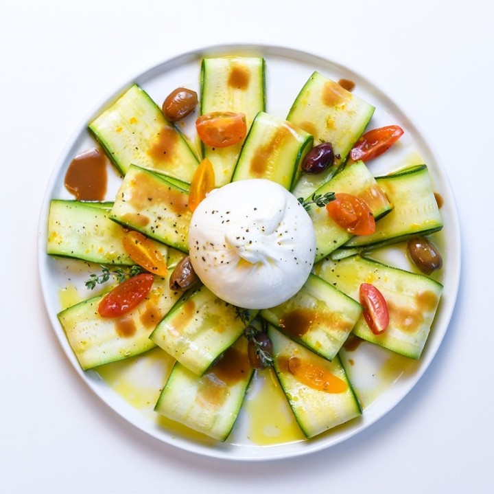 Carpaccio Di Zucchine e Burrata