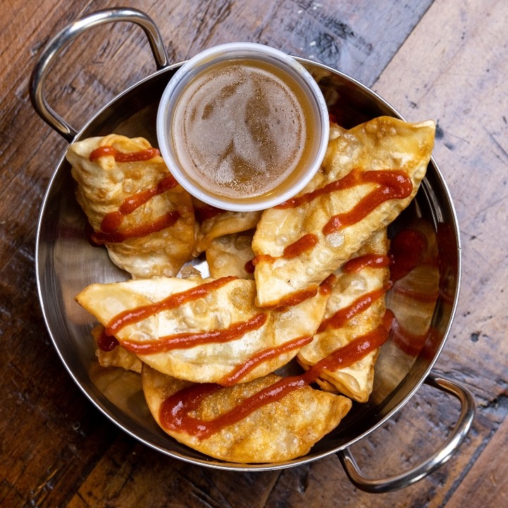 Sweet Chili Chicken Pot Stickers *contains sesame*