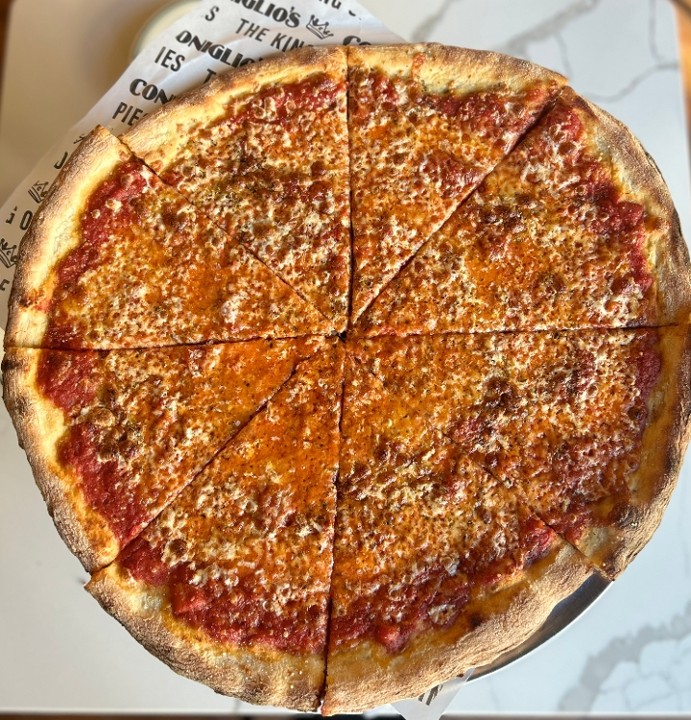 Plain Regular Cheese Pizza Pie