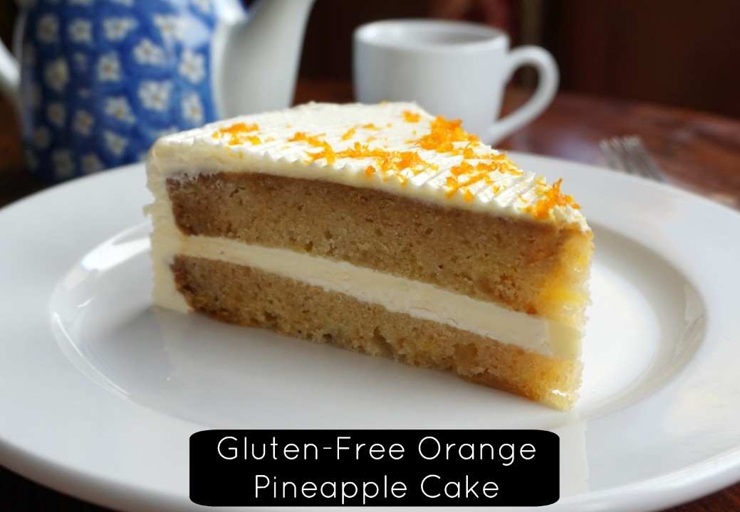GF/Vegan Pineapple Orange Cake