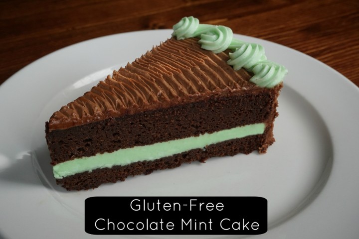 GF/Vegan Chocolate Mint Cake
