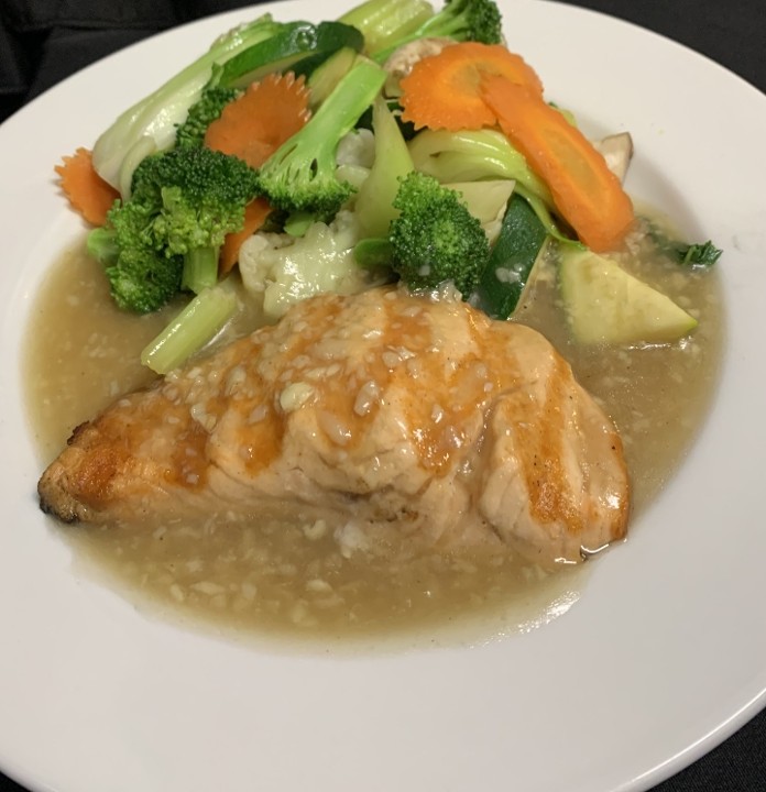 GF Garlic Salmon