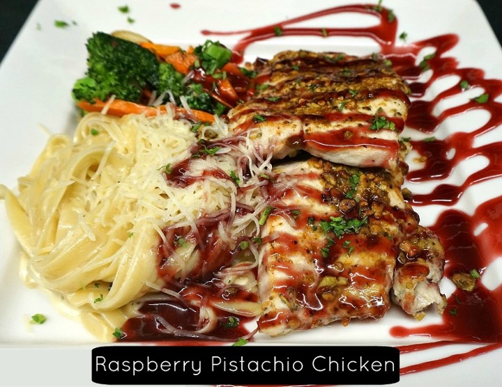 Raspberry Pistachio Chicken