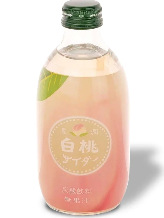 Tomomasu White Peach Soda 10.14 oz