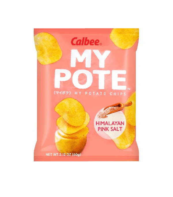 Calbee My Pote Himalayan Pink Salt Potato Chips 2.12 oz