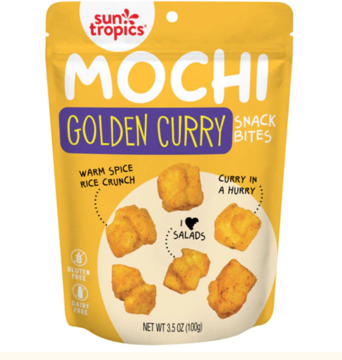 Suntropics Mochi Snack Bites Curry Flavor 3.5 oz