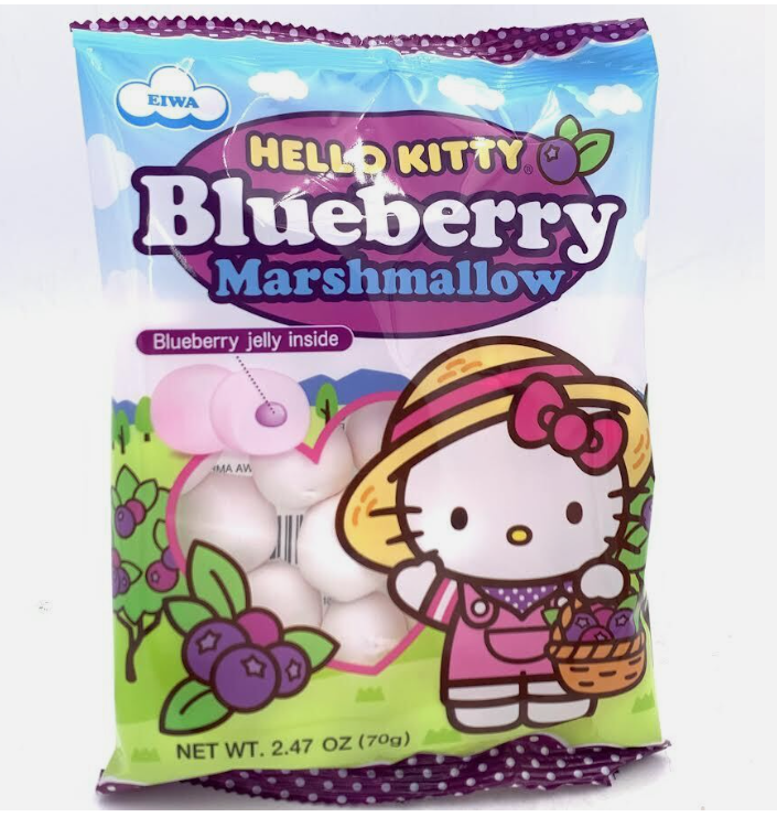 Hello Kitty Marshmallow Blueberry 2.47 oz