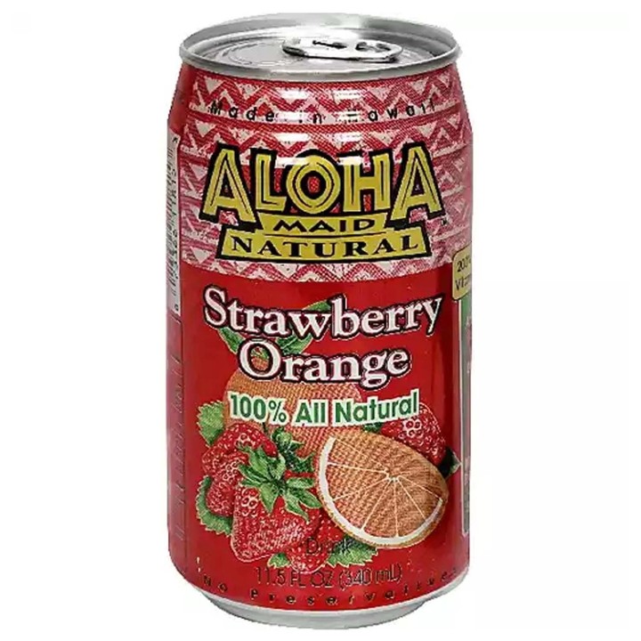 Aloha Maid  Strawberry Orange 11.5 oz