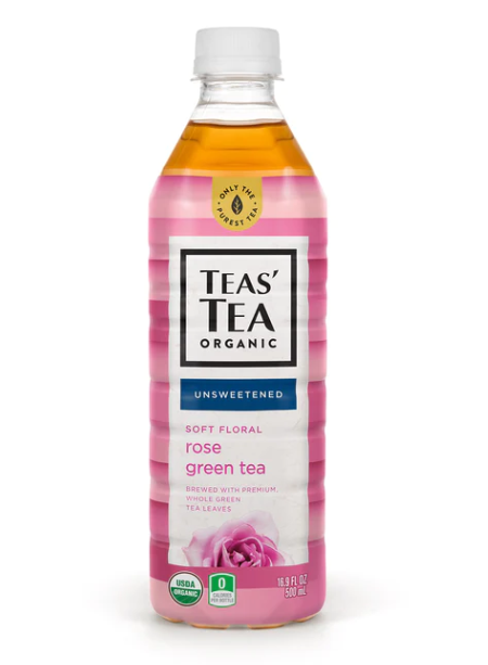Teas' Tea Rose Unsweetened Green Tea 16.9 oz