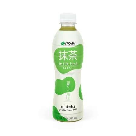Ito En Milk + Green Tea 11.8 oz