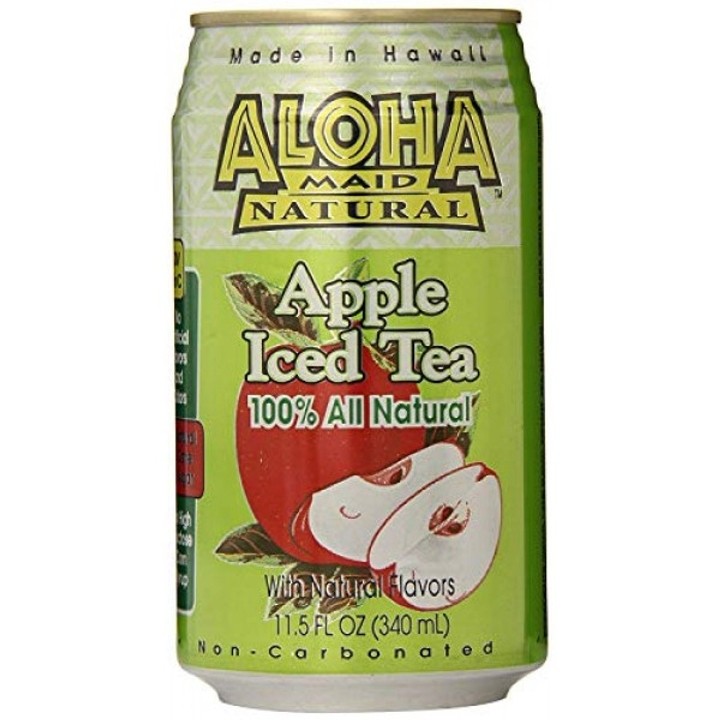 Aloha Maid  Apple Iced Tea 11.5 oz