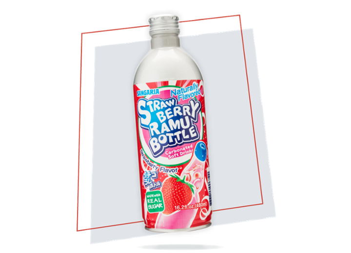 Ramune Giant Strawberry 16.2 oz