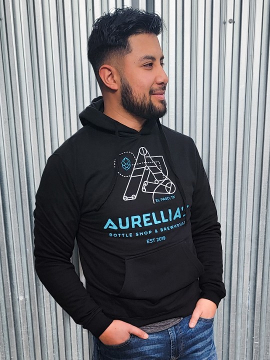 Hoodie (S) - Aurellias Logo - Hoodie (Black)