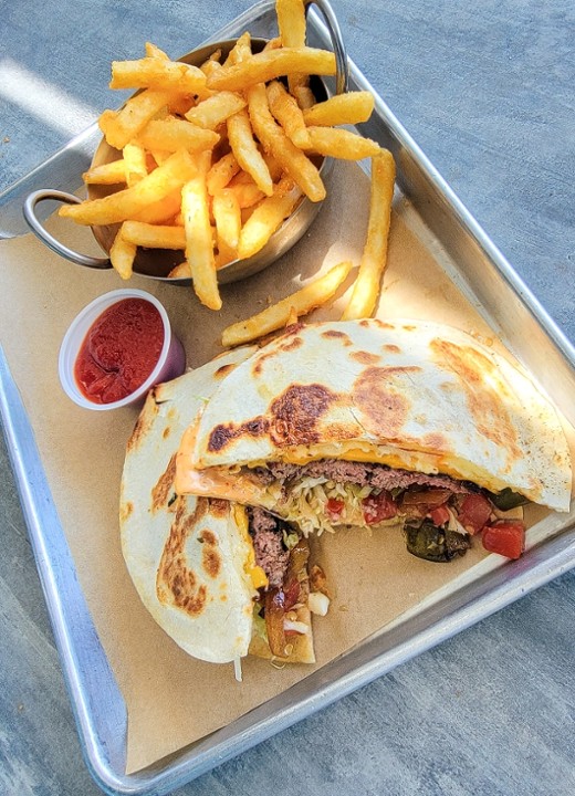 Quesadilla Cheeseburger