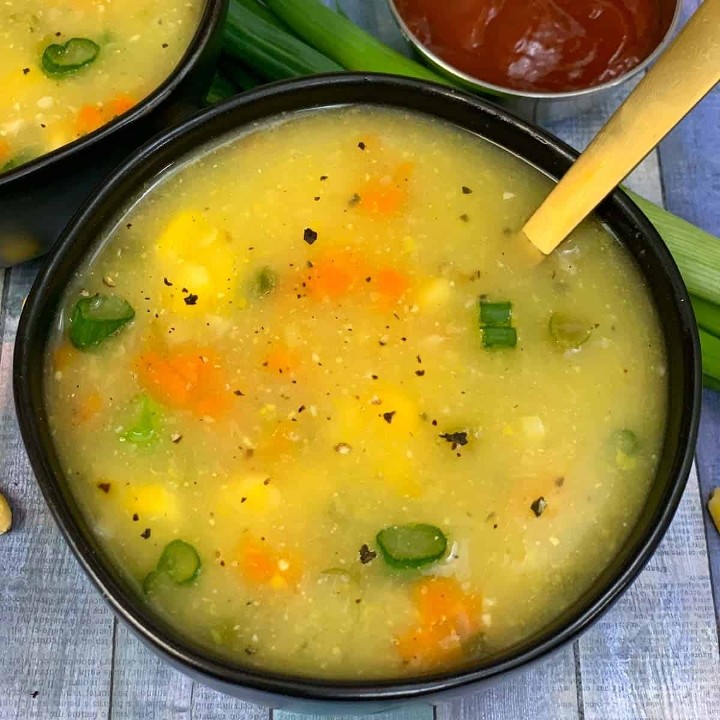 Indo Chinese Sweet Corn Soup