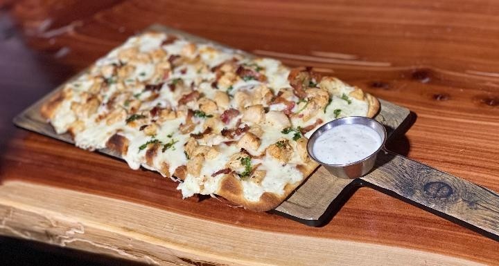 Chicken Bacon Ranch Flatbread