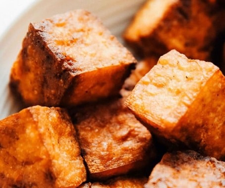 Curry Fried Tofu (Vegan)