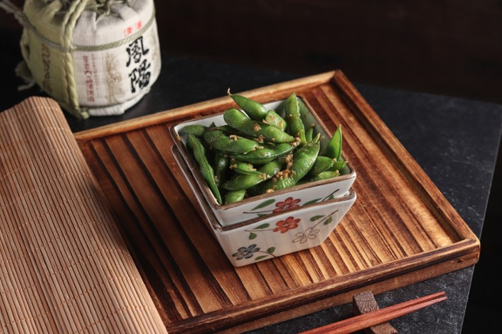 Garlic Edamame