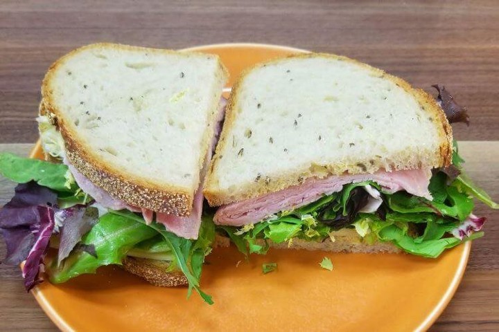 Ham & Swiss Cheese Sandwich