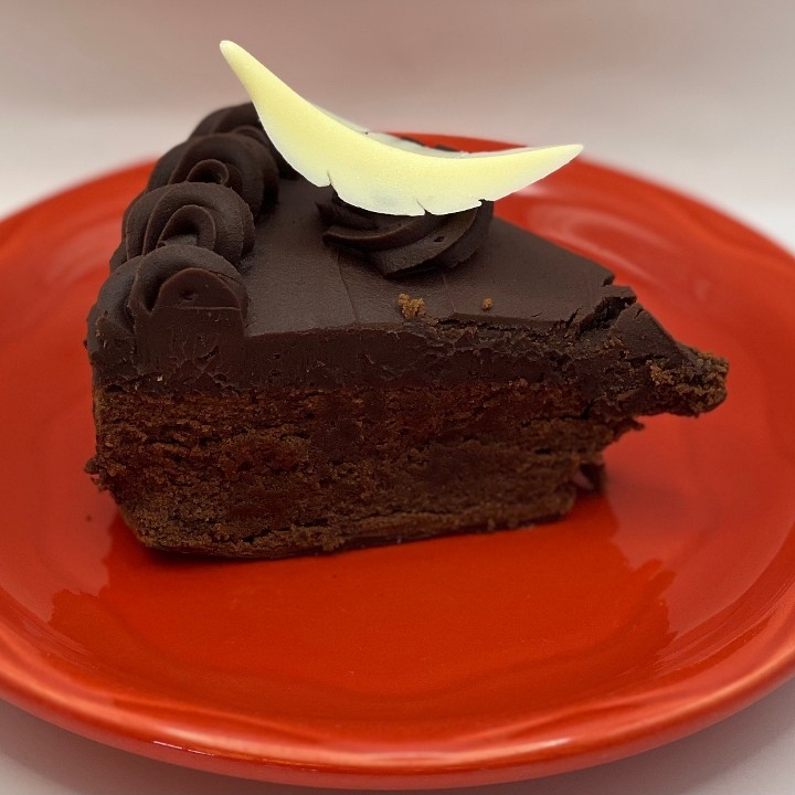 Chocolate Flourless Cake Slice