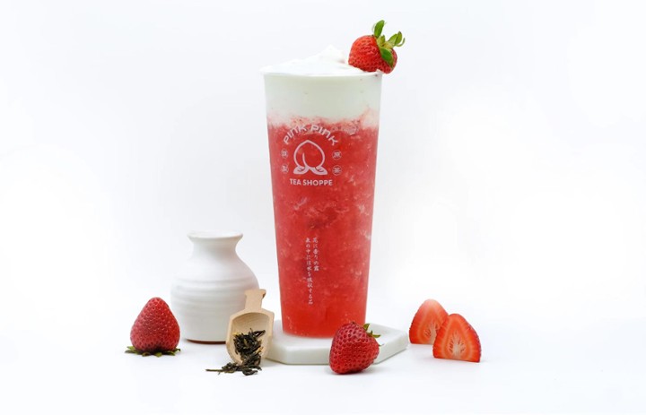 A8. Strawberry Jasmine Tea Smoothie