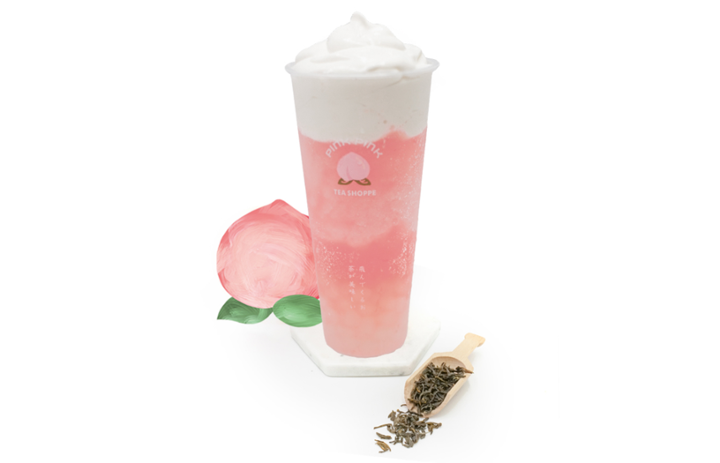 A6. Pink Peach Oolong Tea Smoothie