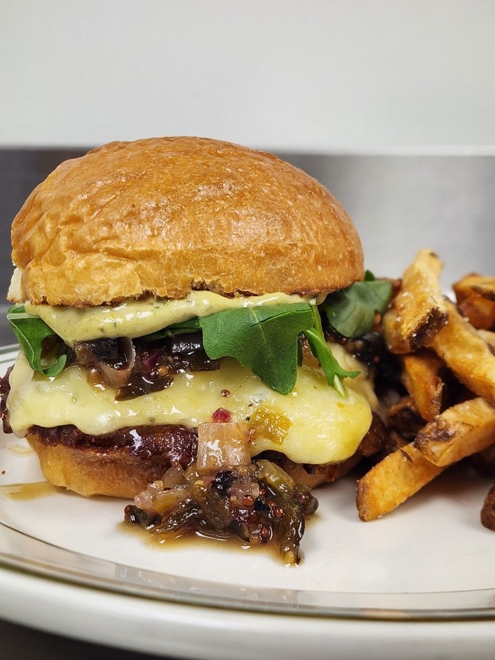 Black Garlic Burger Special