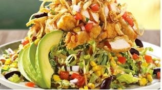 Crunchy BBQ Chicken Salad