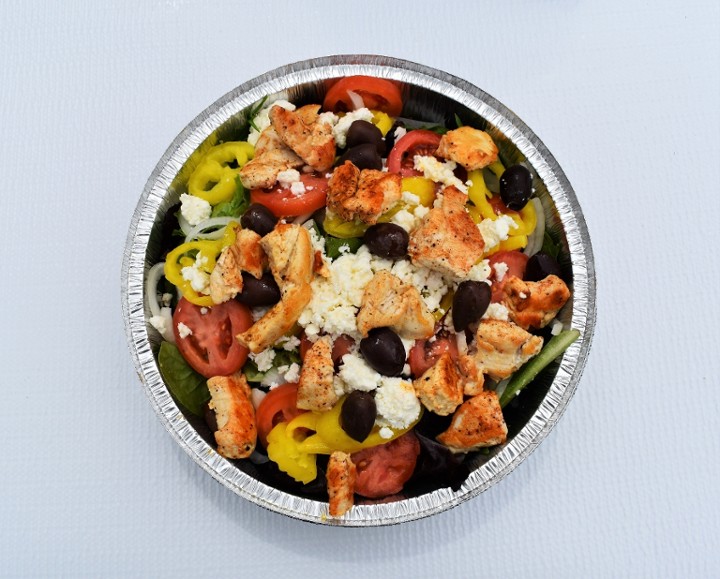 Greek Salad w/Chicken & Feta